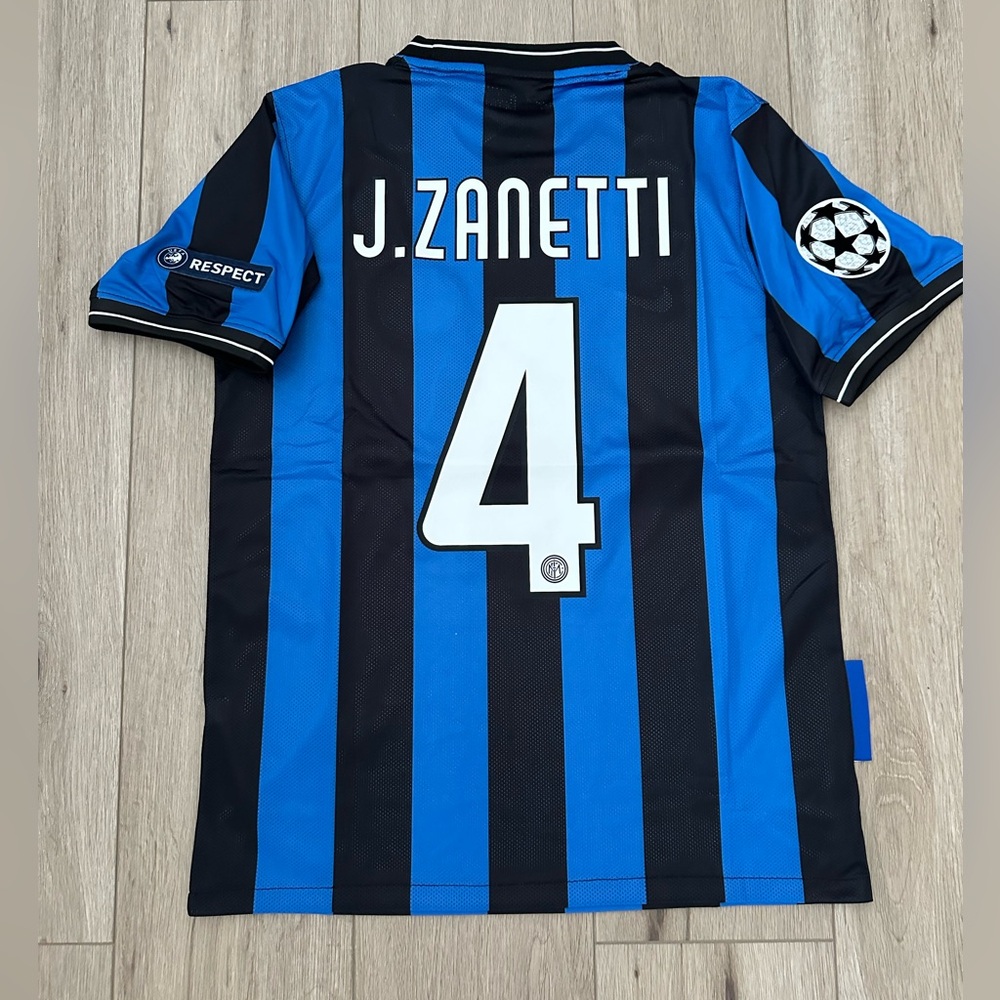 Inter Milan Zanetti Jersey Retro Final 2010